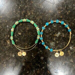 Alex & Ani beaded bracelets
